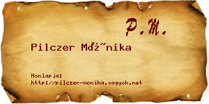 Pilczer Mónika névjegykártya